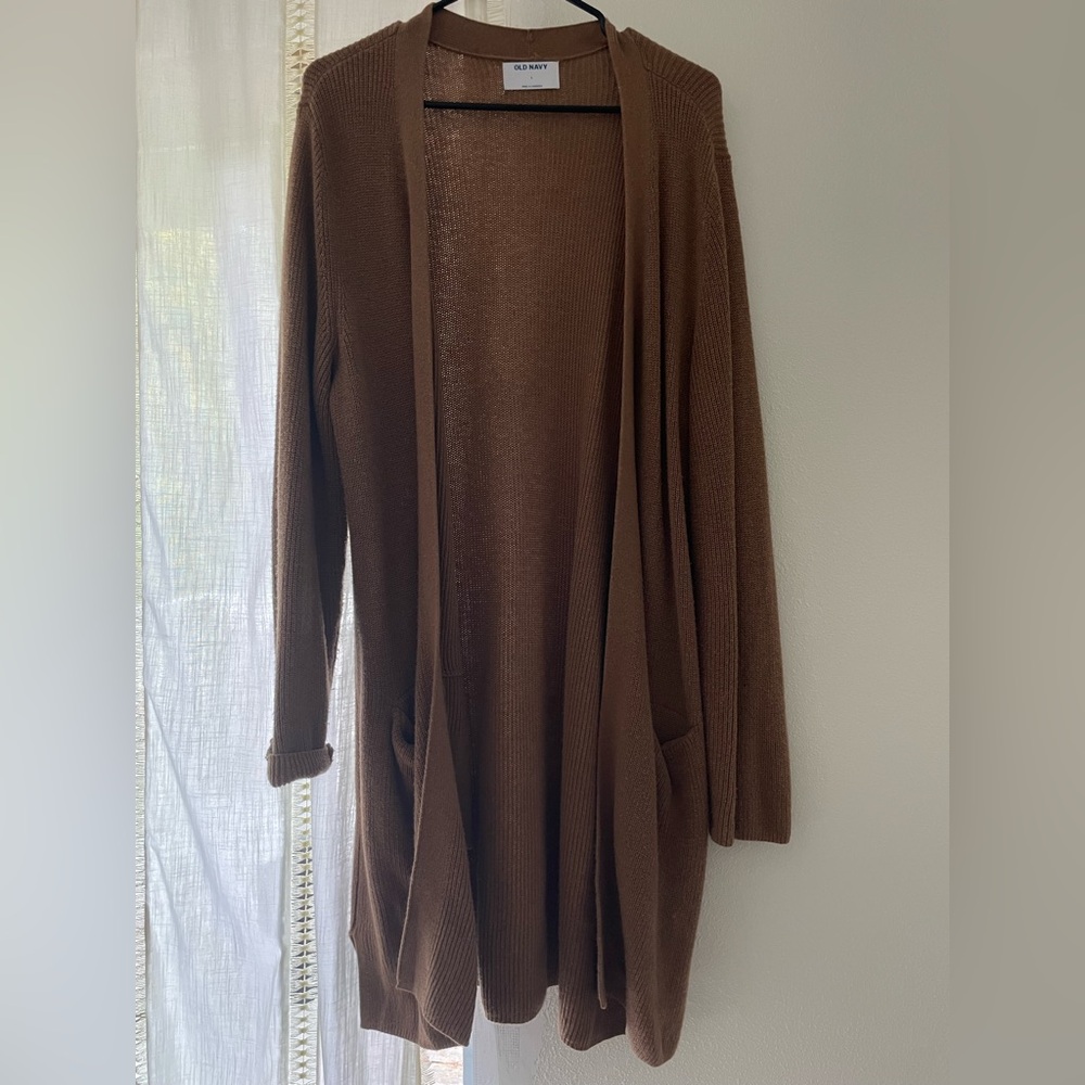 Old Navy Camel Knit Cardigan